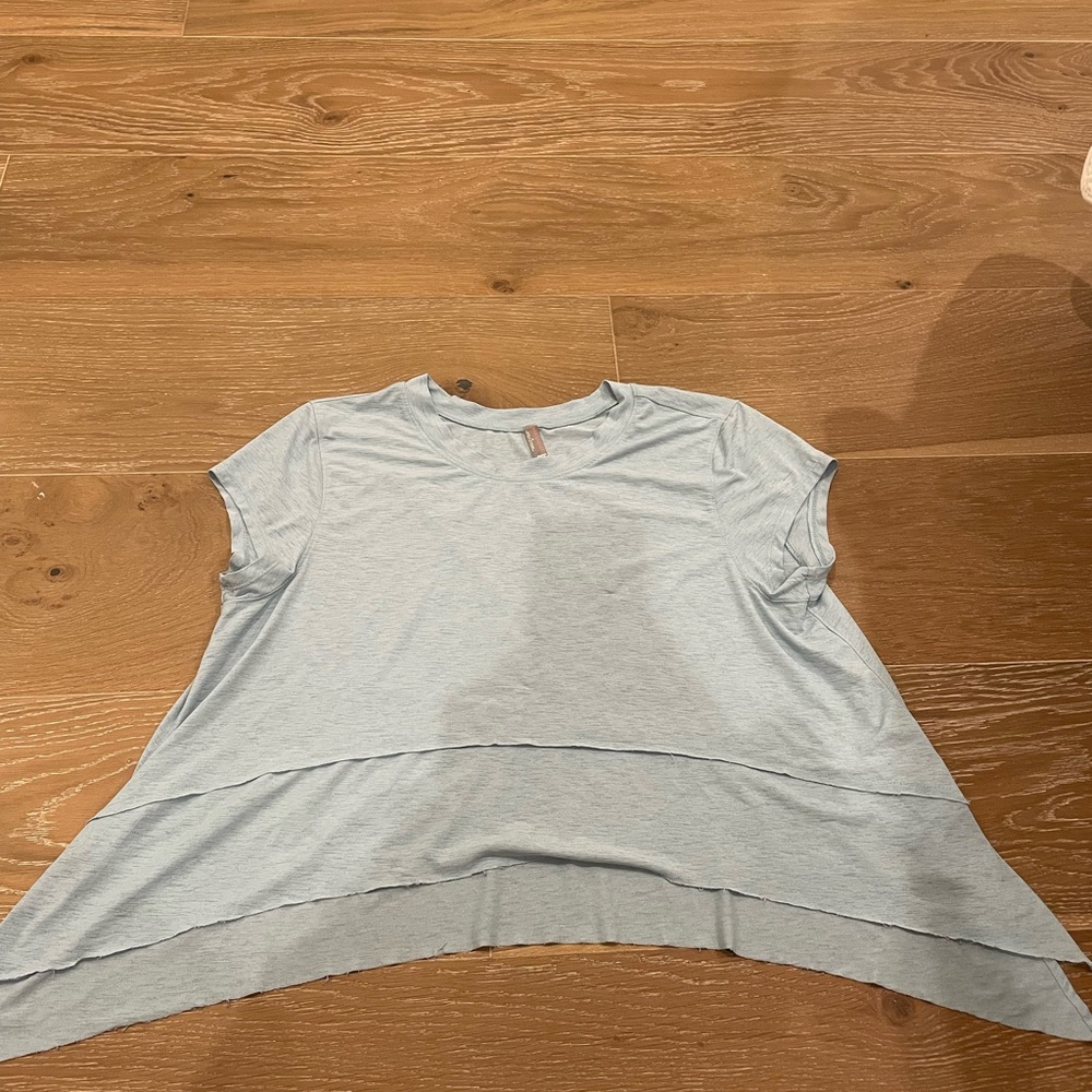 FP Movement by Free People Light Blue Short Sleeve Tee
